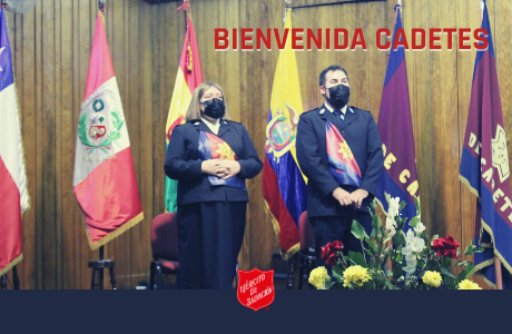 BIENVENIDA A LOS CADETES DEFENSORES DE JUSTICIA